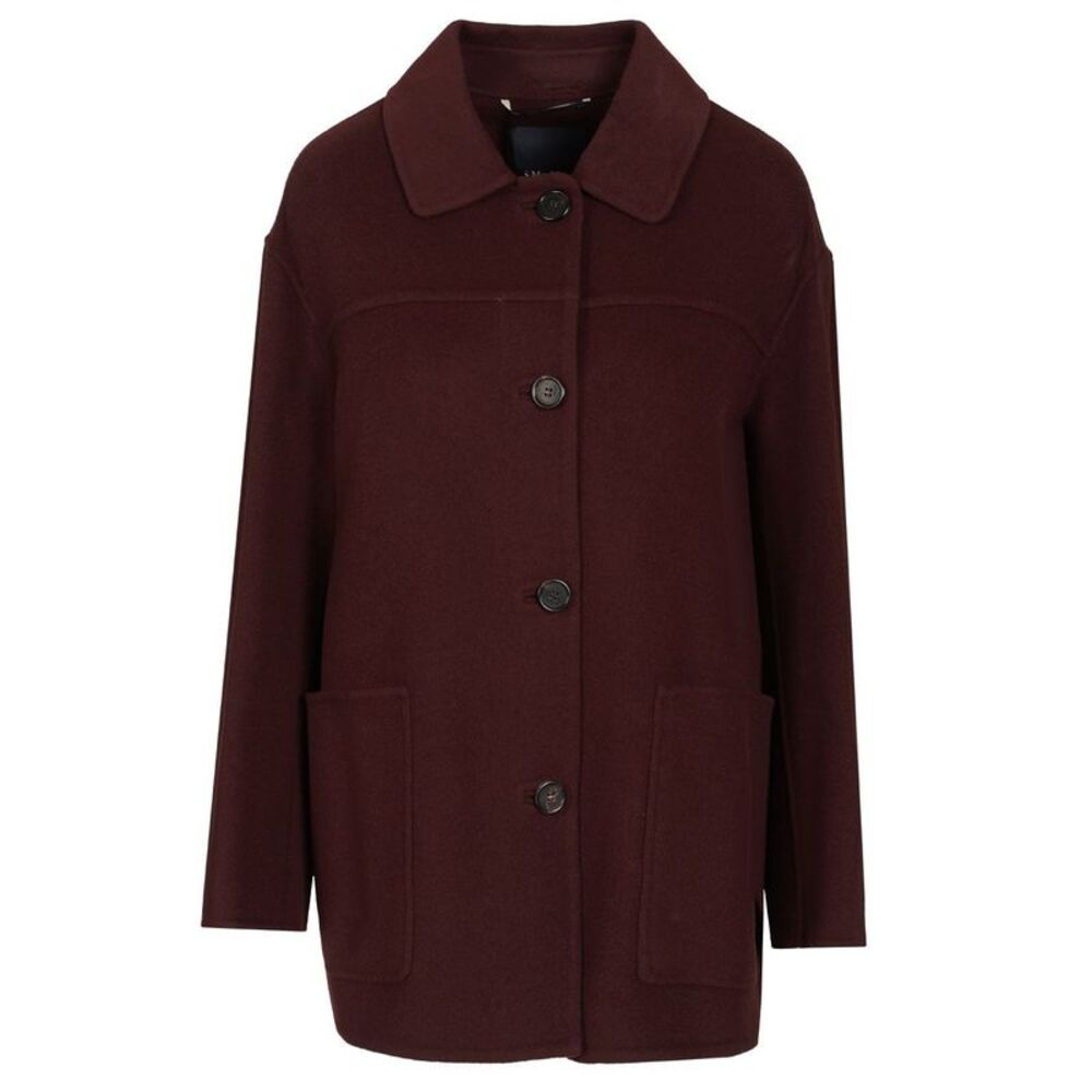 'S Max Mara Women Short Wool Drap Coat